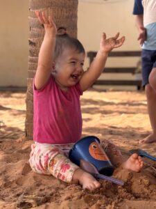 Bebê no ambiente Materna da escola